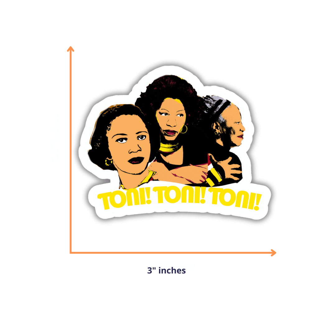 Toni Toni Toni Morrison Sticker