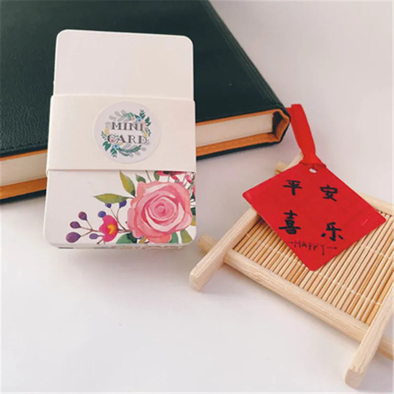 Greeting Cards Handmade Flower Message Scrapbook Paper Card - The Mail and More Store
