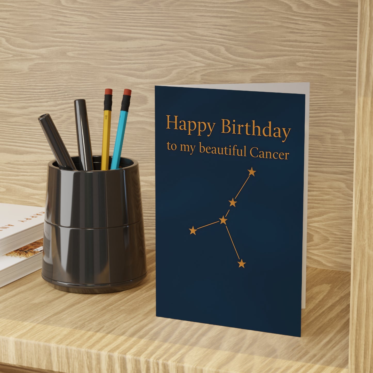 Happy Birthday to My Beautiful Cancer | Birthday Greeting Cards - Cancer Zodiac - The Mail and More Store