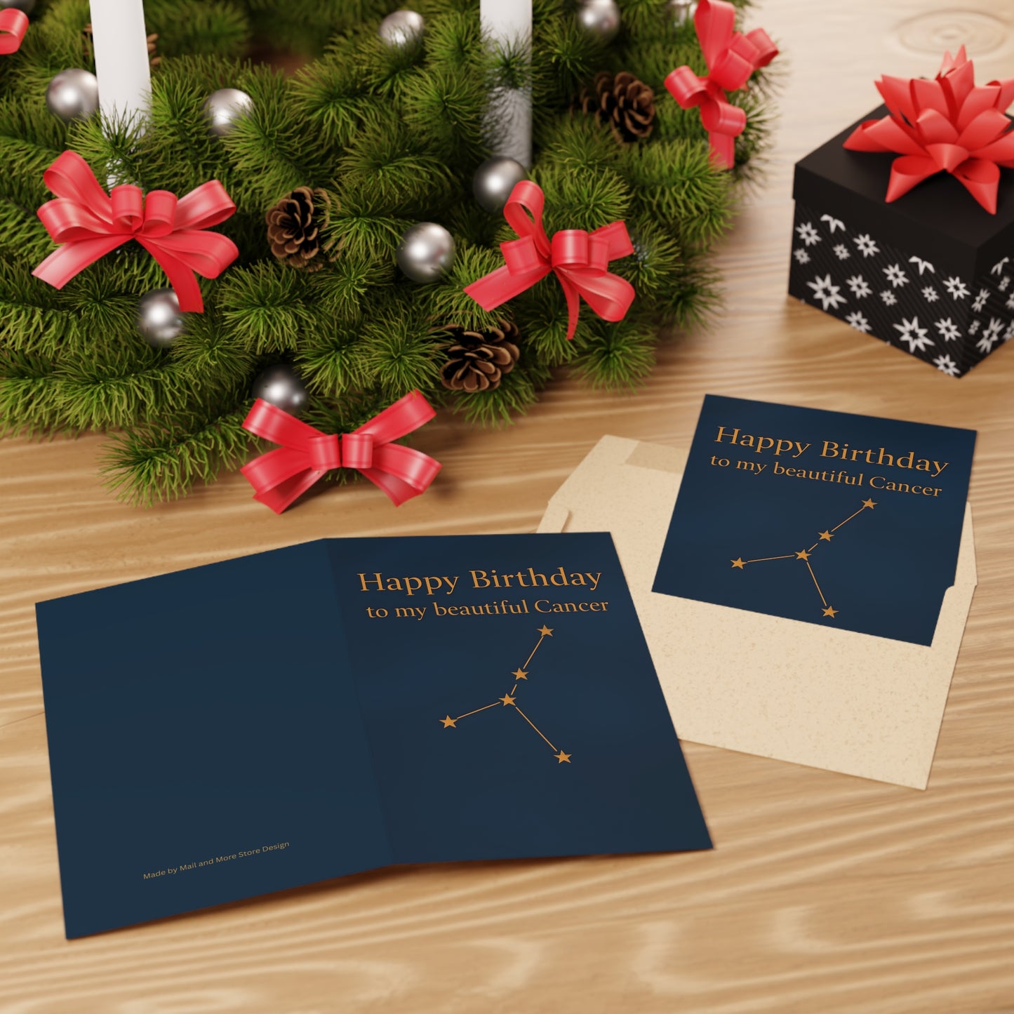 Happy Birthday to My Beautiful Cancer | Birthday Greeting Cards - Cancer Zodiac - The Mail and More Store