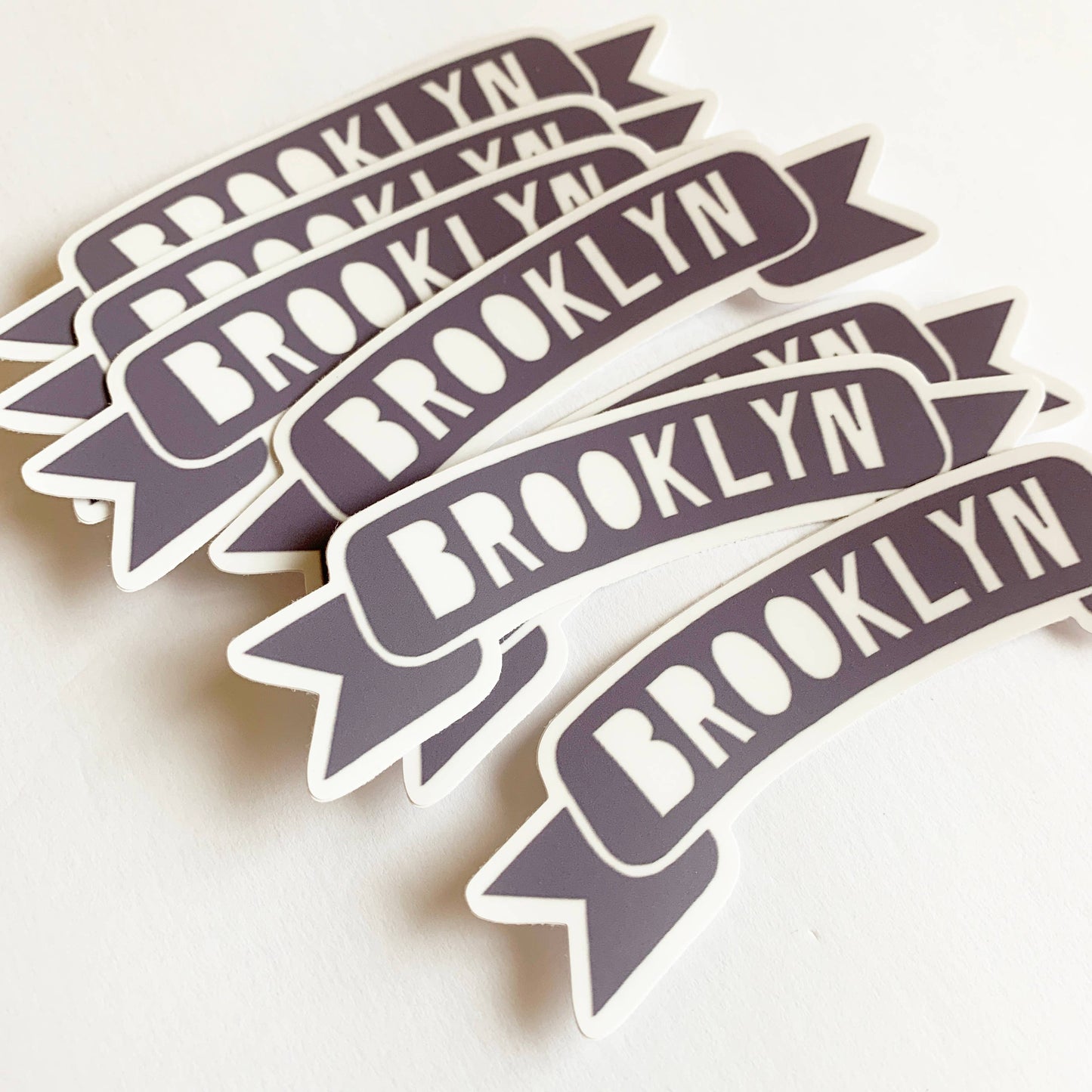 Brooklyn Vinyl Sticker - BK NY Banner New York City Souvenir