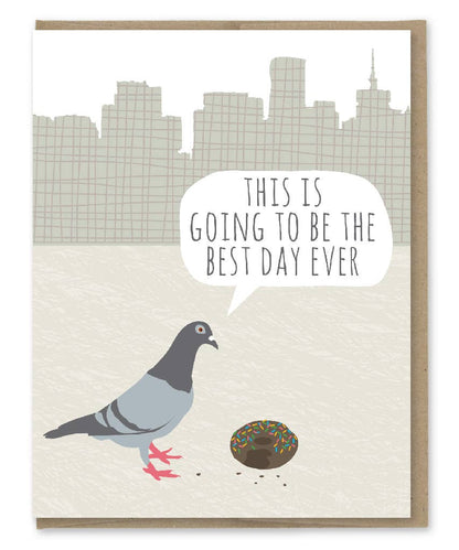 Pigeon Donut Birthday Card - The Mail and More Store
