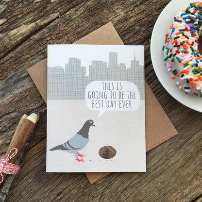 Pigeon Donut Birthday Card - The Mail and More Store