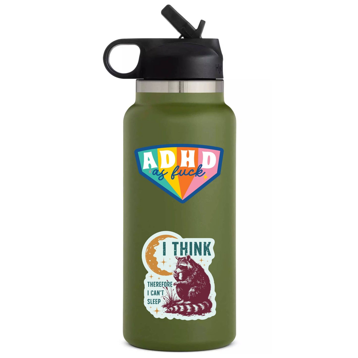 ADHD as Fuck Mental Health High Quality Vinyl Sticker