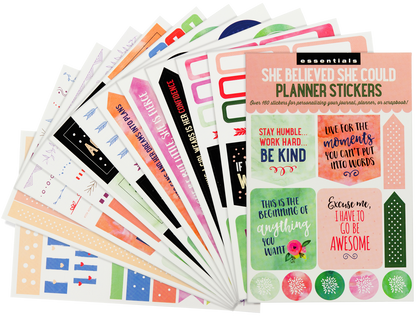 Essentials She Believed She Could Planner Stickers,Essentials She Believed She Could Planner Stickers