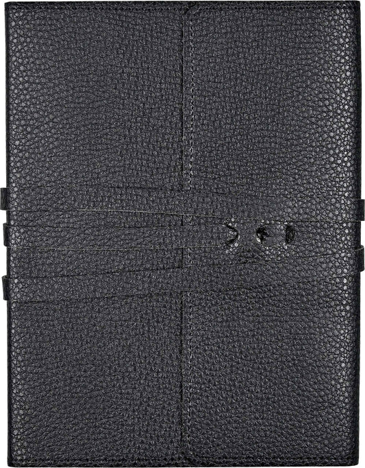 Black Leather Wrap Journal,Black Leather Wrap Journal - The Mail and More Store
