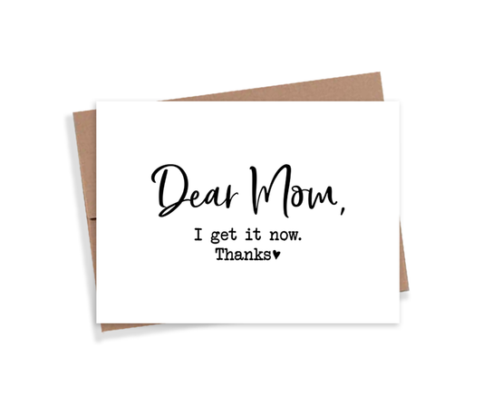 Dear Mom I Love You Card - The Mail and More Store