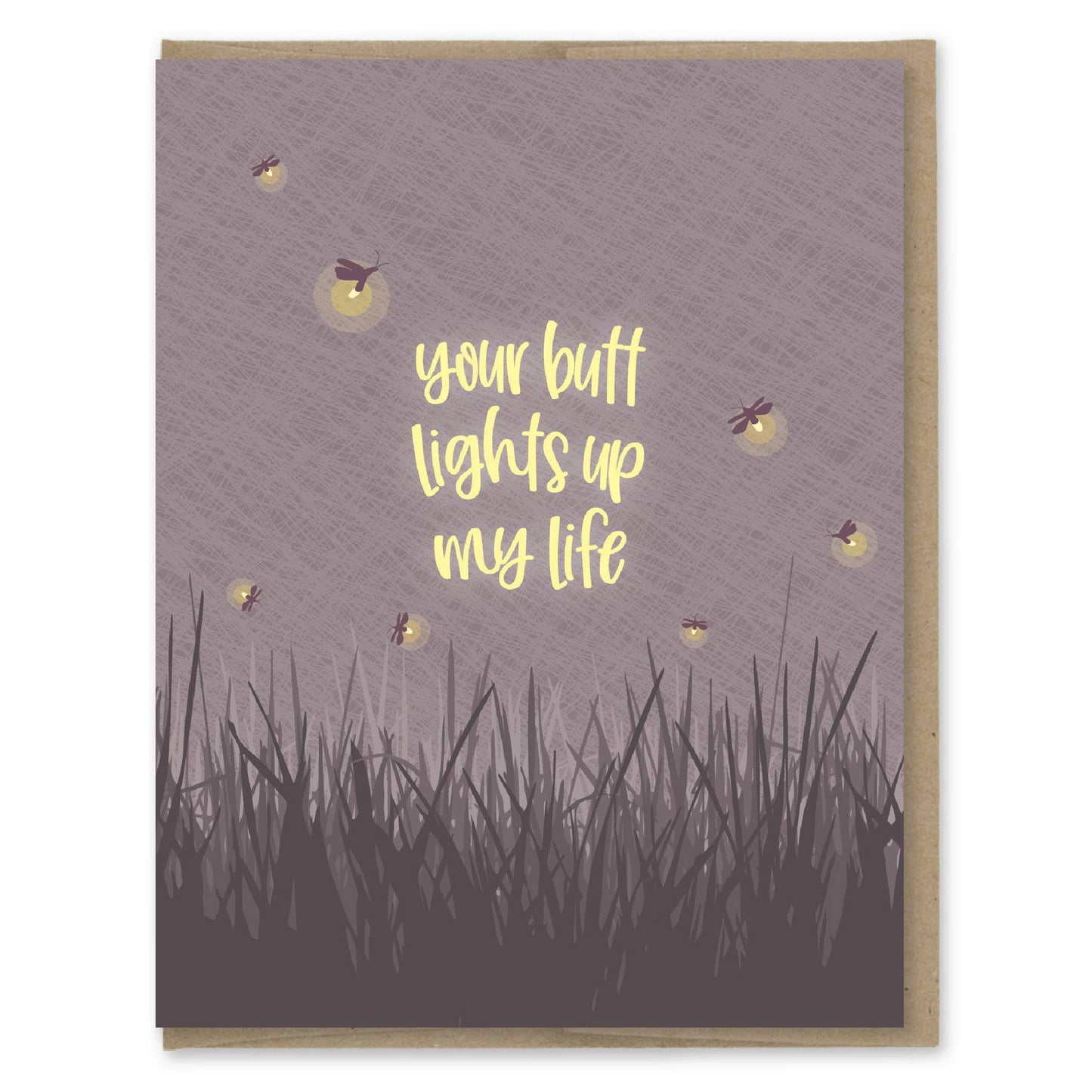 Butt Lights Fireflies Love Card - The Mail and More Store