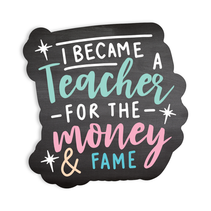 Teacher Education Appreciation High Quality Vinyl Sticker
