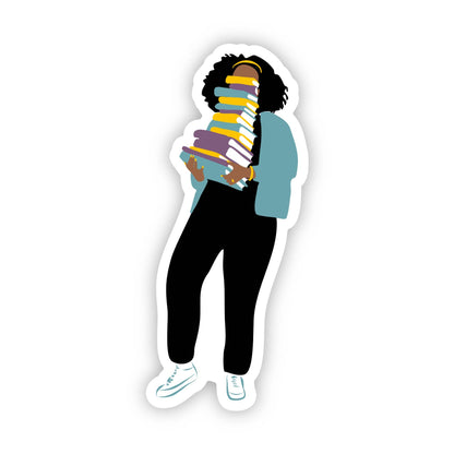 My Book Stack | Black Girl | Book Lovers Stickers