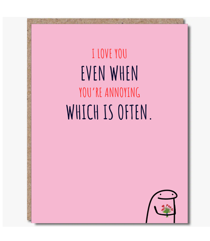 Valentines Day Card • Funny Valentines Day Cards • LV017 - The Mail and More Store
