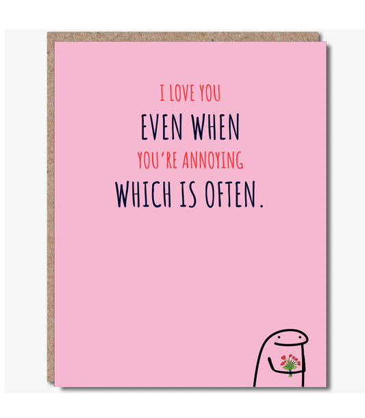 Valentines Day Card • Funny Valentines Day Cards • LV017 - The Mail and More Store