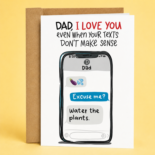 Don't Make Sense | Funny Father's Day Card - The Mail and More Store