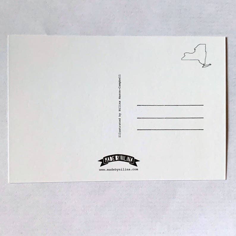 New York Pigeon Postcard