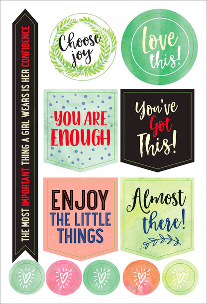 Essentials She Believed She Could Planner Stickers,Essentials She Believed She Could Planner Stickers