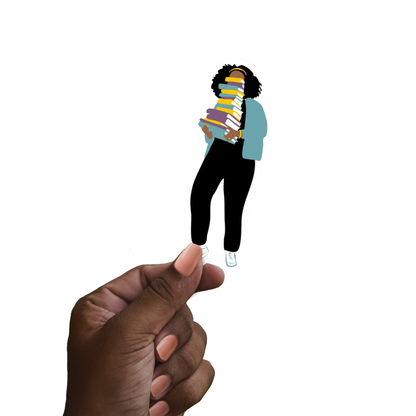 My Book Stack | Black Girl | Book Lovers Stickers