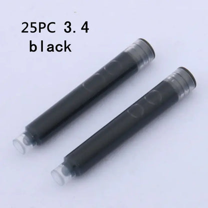 Fountain Pen Ink Refills 25pcs - Standard Sizes