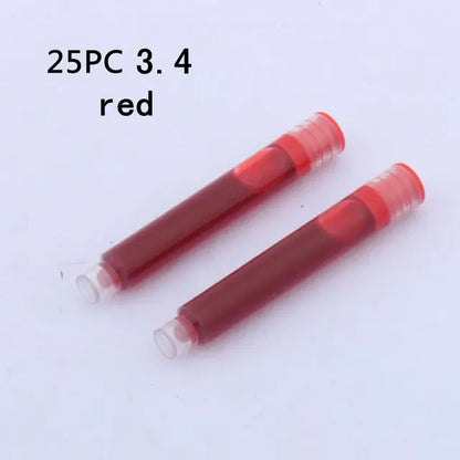 Fountain Pen Ink Refills 25pcs - Standard Sizes