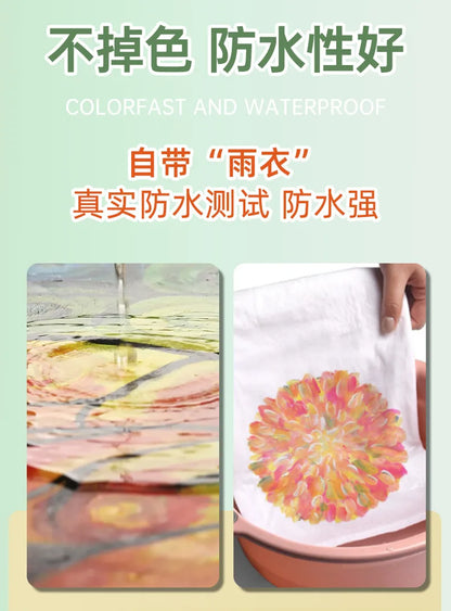 Acrylic Pigment 12/18/24/36 Colors 12ml Set Children's Painting And Oil Painting Beginners Non-Toxic Quick Drying Art Supplies