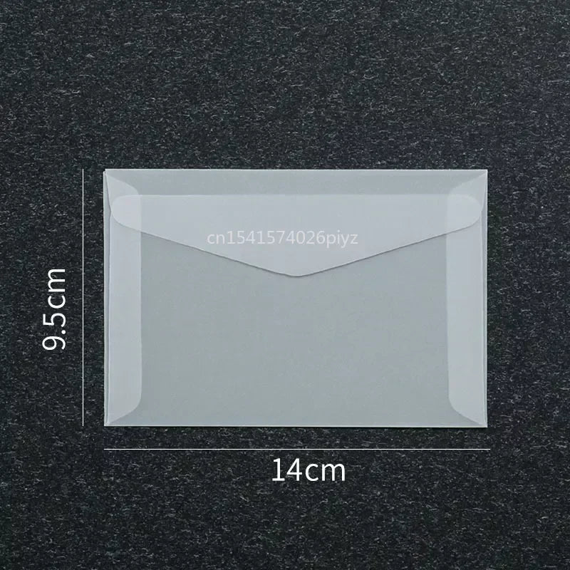 Translucent Envelope Design 10pcs Translucent Invitation Envelopes | The Mail and More Store