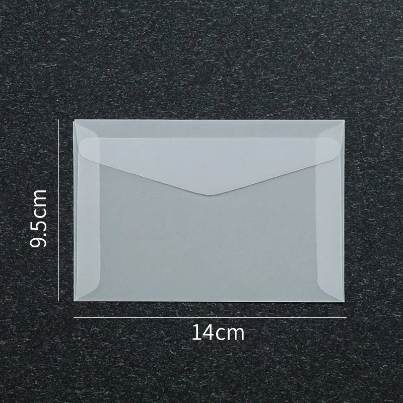 Translucent Envelop Translucent Blank Envelopes for Any Occasion (50 pcs) | The Mail and ...