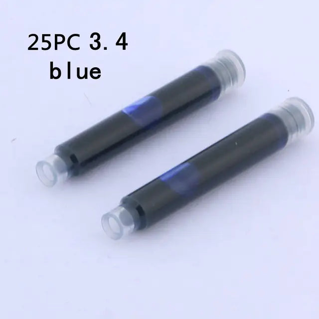Fountain Pen Ink Refills 25pcs - Standard Sizes