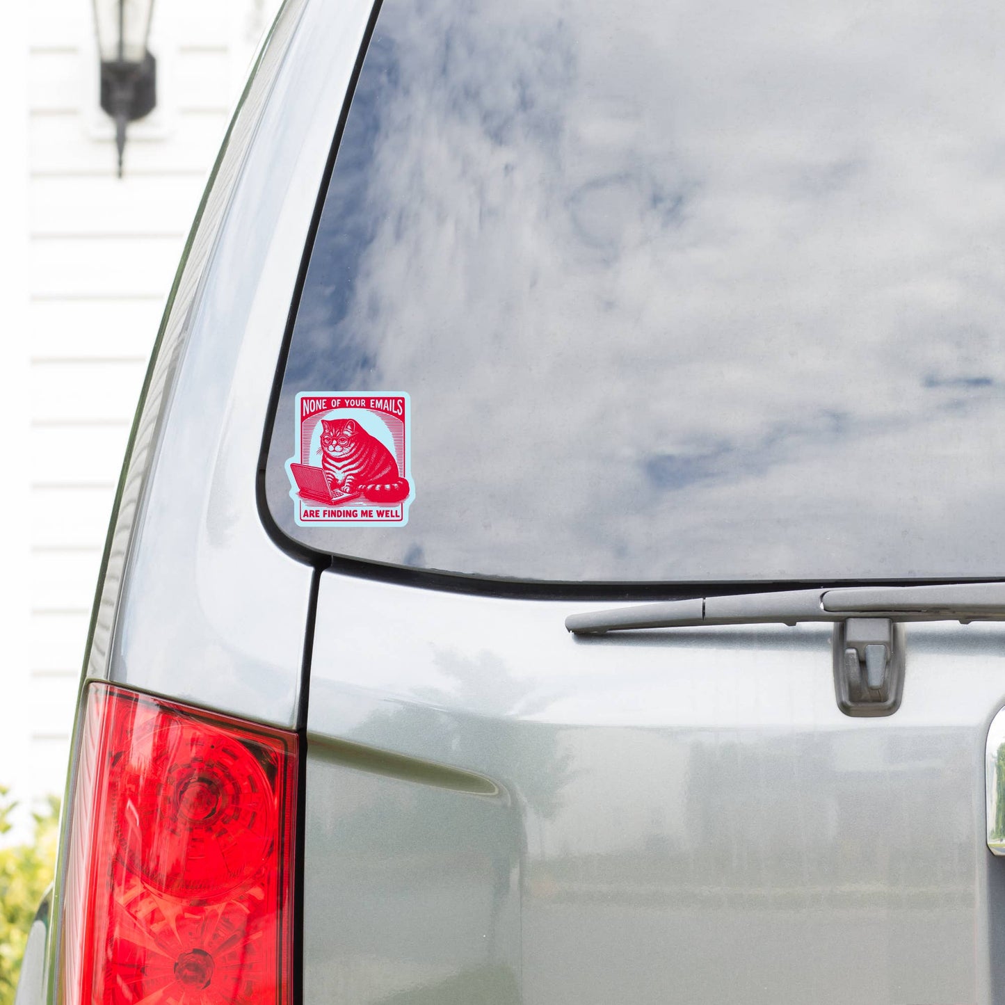 Work Kitty Cat Sarcastic Cute High Quality Vinyl Sticker