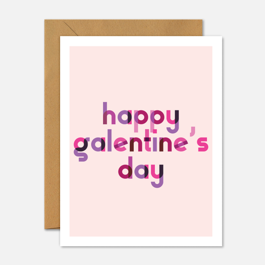 Happy Galentine's Day Retro - Galentine's Day Card - The Mail and More Store