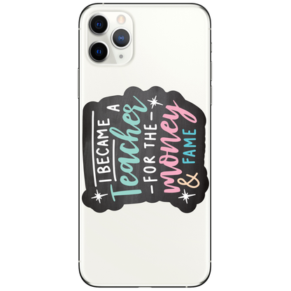 Teacher Education Appreciation High Quality Vinyl Sticker