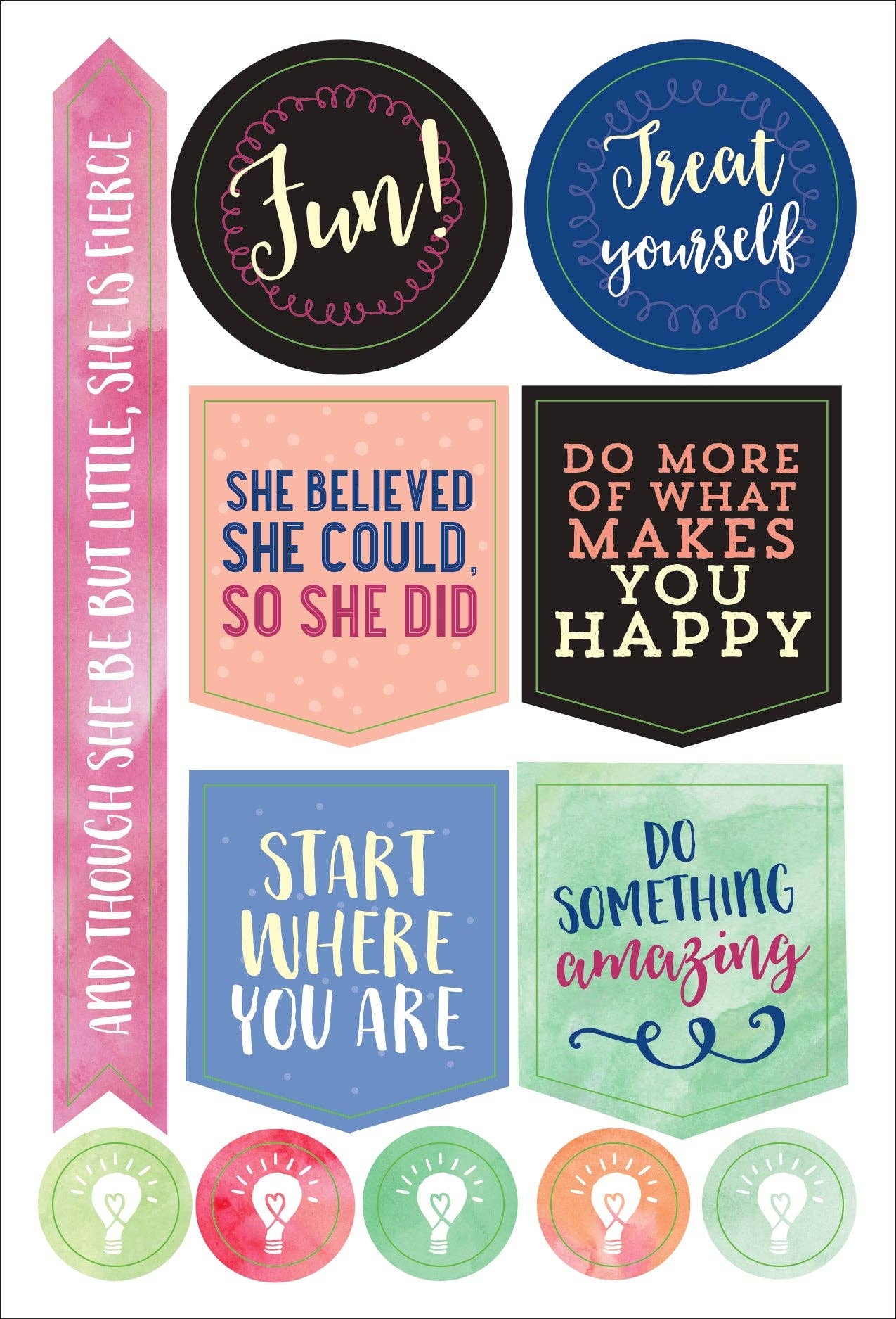 Essentials She Believed She Could Planner Stickers,Essentials She Believed She Could Planner Stickers