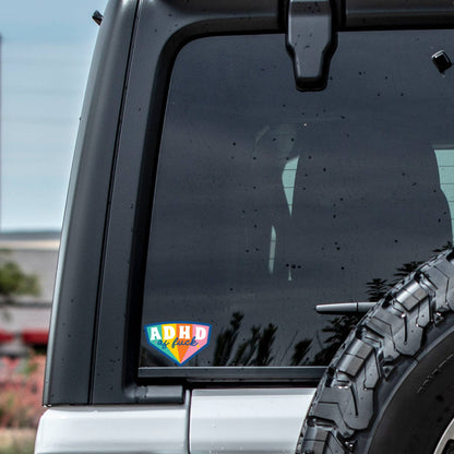 ADHD as Fuck Mental Health High Quality Vinyl Sticker