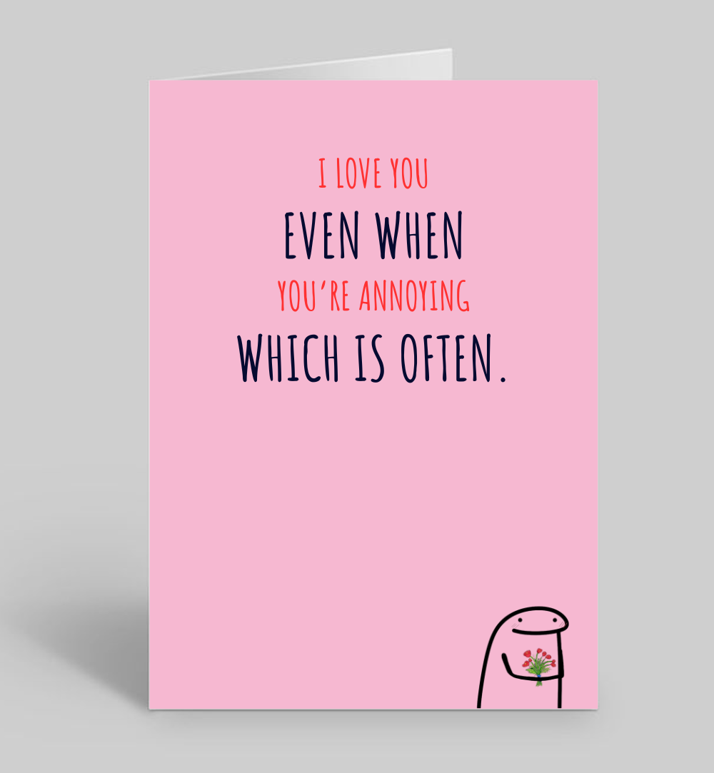 Valentines Day Card • Funny Valentines Day Cards • LV017 - The Mail and More Store