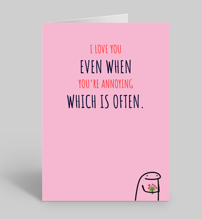 Valentines Day Card • Funny Valentines Day Cards • LV017 - The Mail and More Store