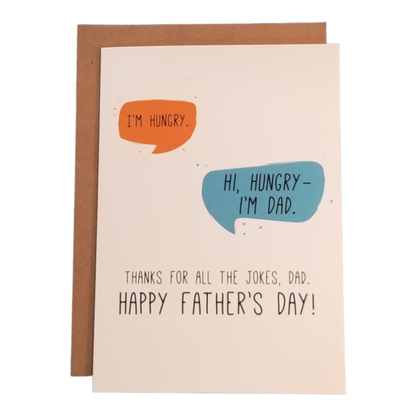Dad Jokes - 5x7 Greeting Card - The Mail and More Store