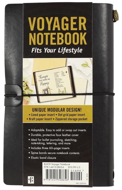 Black Voyager Notebook,Black Voyager Notebook