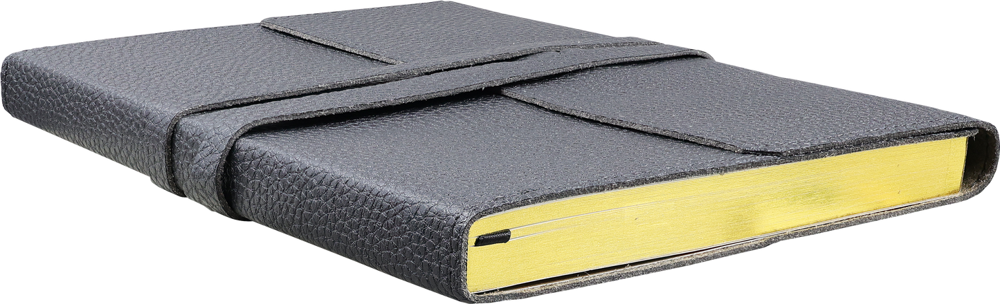 Black Leather Wrap Journal,Black Leather Wrap Journal