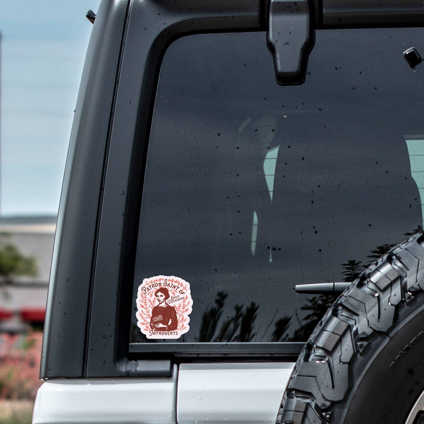 Literature Book Emily Dickinson High Quality Vinyl Sticker