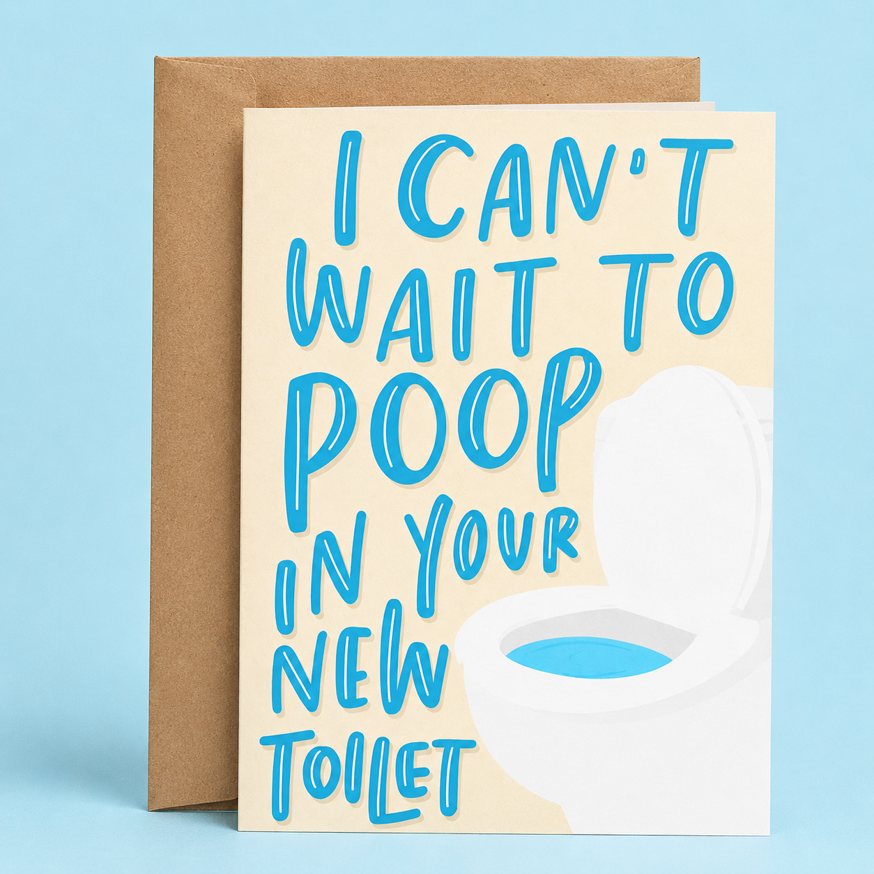 Poop In Your Toilet | Funny Moving Out Card - The Mail and More Store