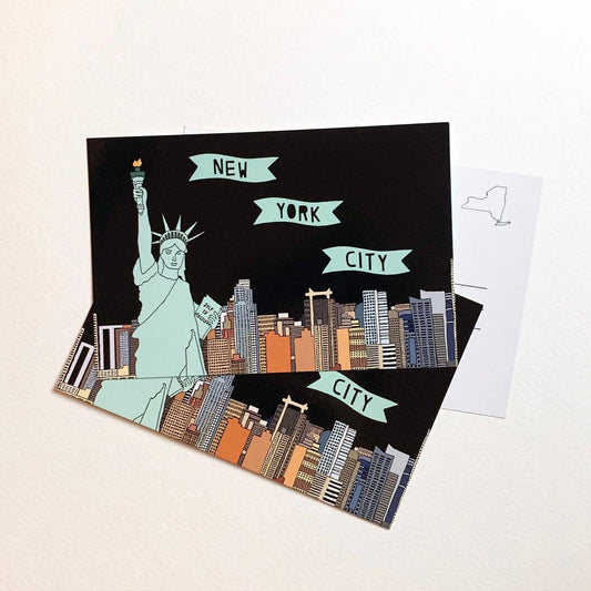 New York Statue of Liberty Postcard