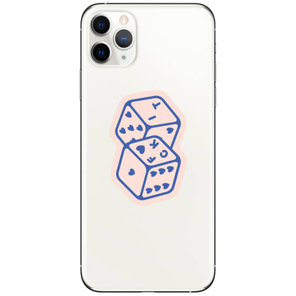 Roll the Dice Fuck It Swear Funny High Quality Vinyl Sticker