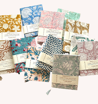 COTTON JOURNAL RAINBOW COLLECTION - 6"x 8"