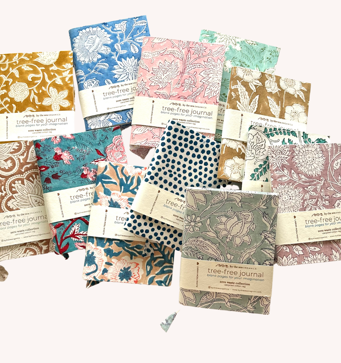 COTTON JOURNAL RAINBOW COLLECTION - 6"x 8" - The Mail and More Store