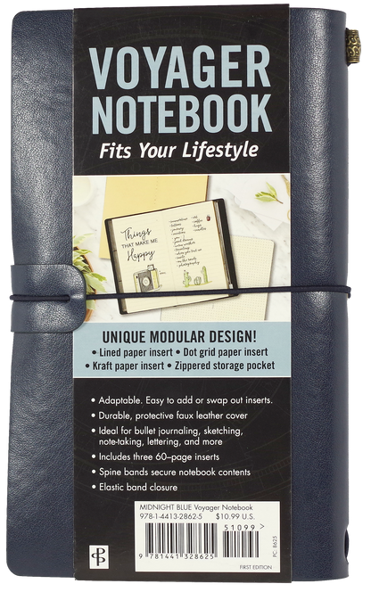 Midnight Blue Voyager Notebook,Midnight Blue Voyager Notebook