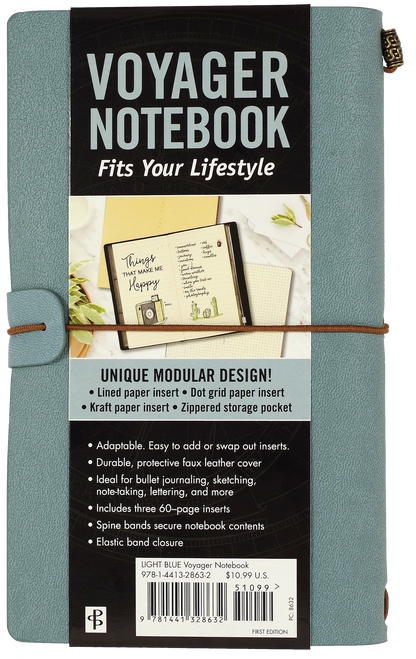 Light Blue Voyager Notebook,Light Blue Voyager Notebook