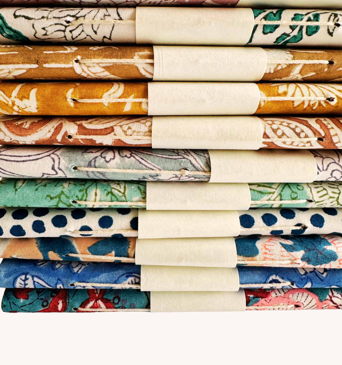 COTTON JOURNAL RAINBOW COLLECTION - 6"x 8"