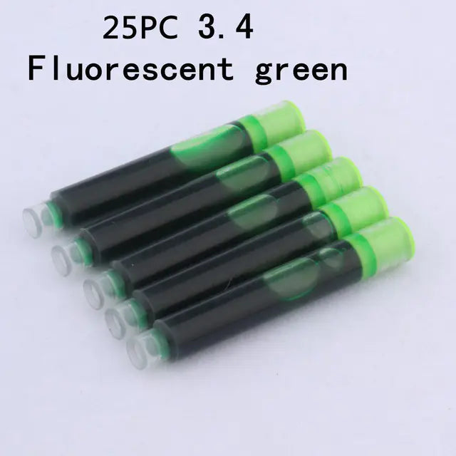 Fountain Pen Ink Refills 25pcs - Standard Sizes