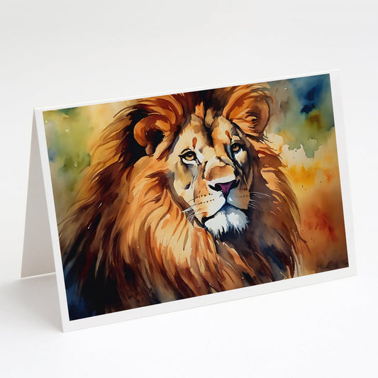 Lion Print Card