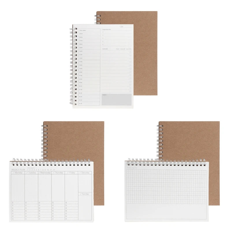 Planner Book Monthly Weekly Daily Agenda Schedule Blank Diary - The Mail and More Store