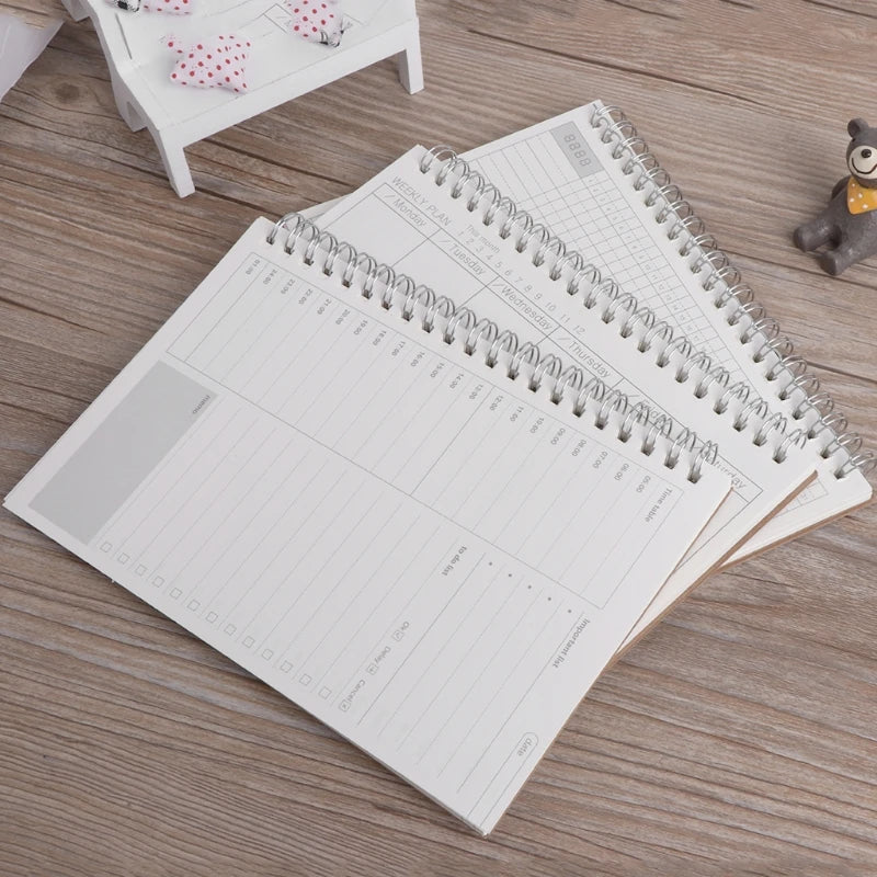 Planner Book Monthly Weekly Daily Agenda Schedule Blank Diary - The Mail and More Store
