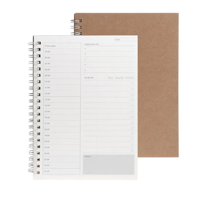 Planner Book Monthly Weekly Daily Agenda Schedule Blank Diary - The Mail and More Store